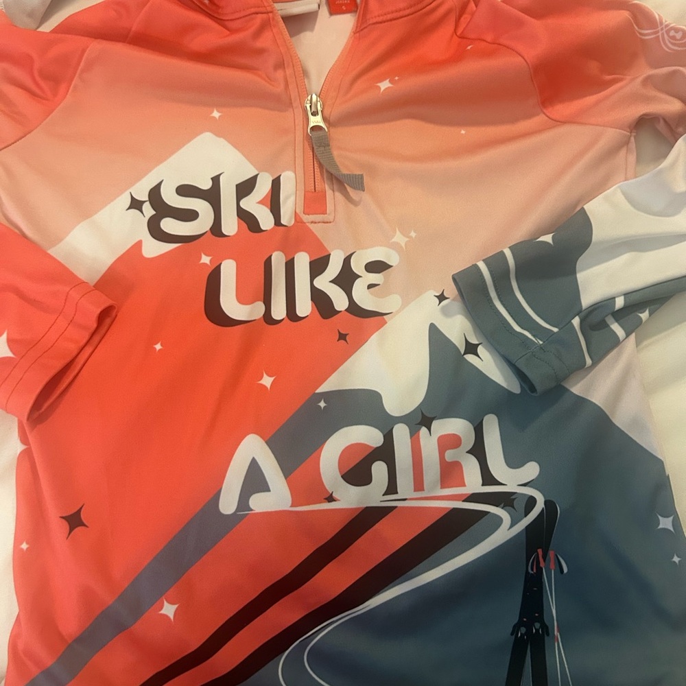Ski Like a Girl Graphic Pullover